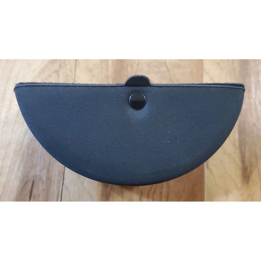 Vintage 90s‎ Oakley Hard Shell Sunglasses Case Soft Top Snap Closure Black